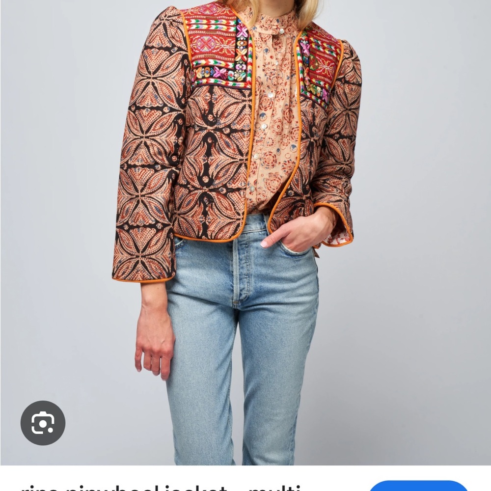 Alix Of Bohemia Vibrant Embroidered Blazer size small VGUC -worn once